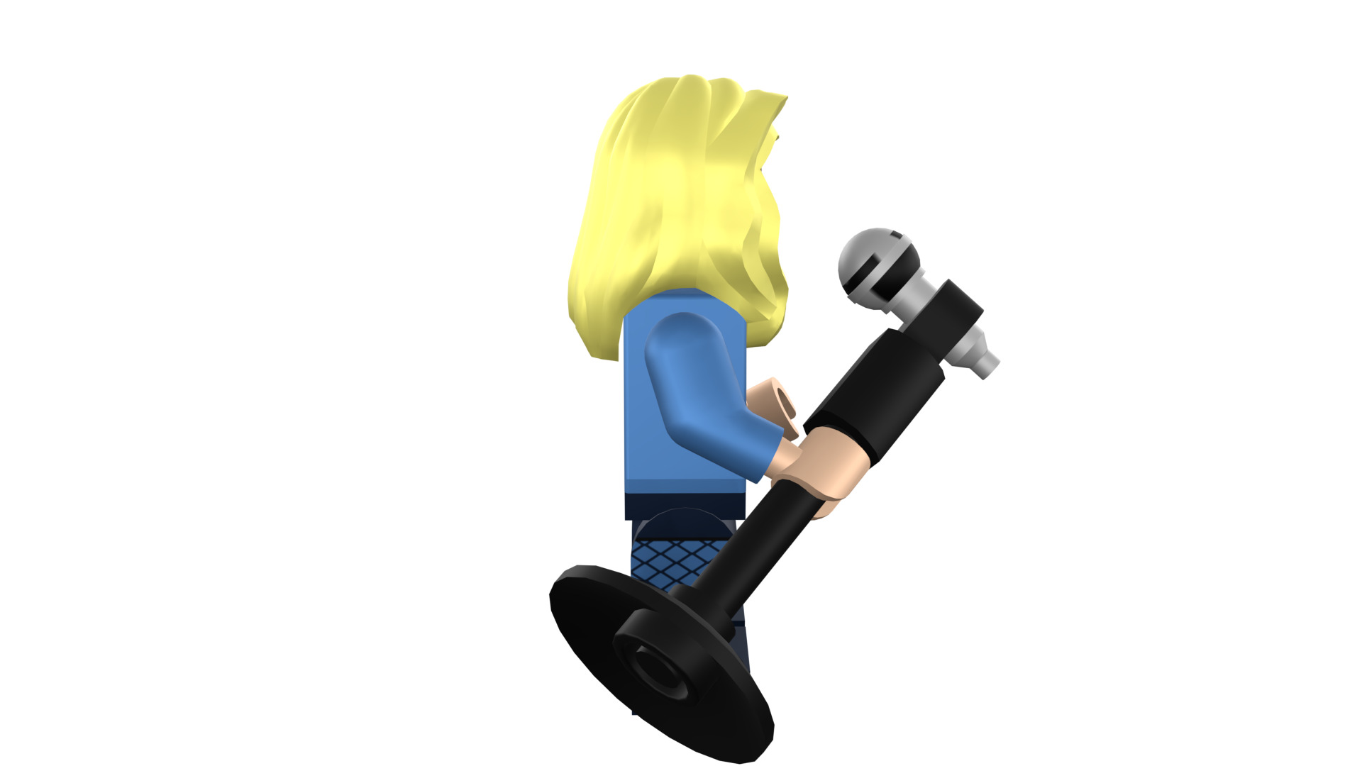 3D-print-Minifigure - 71020-19 Black Canary 3D print model_28