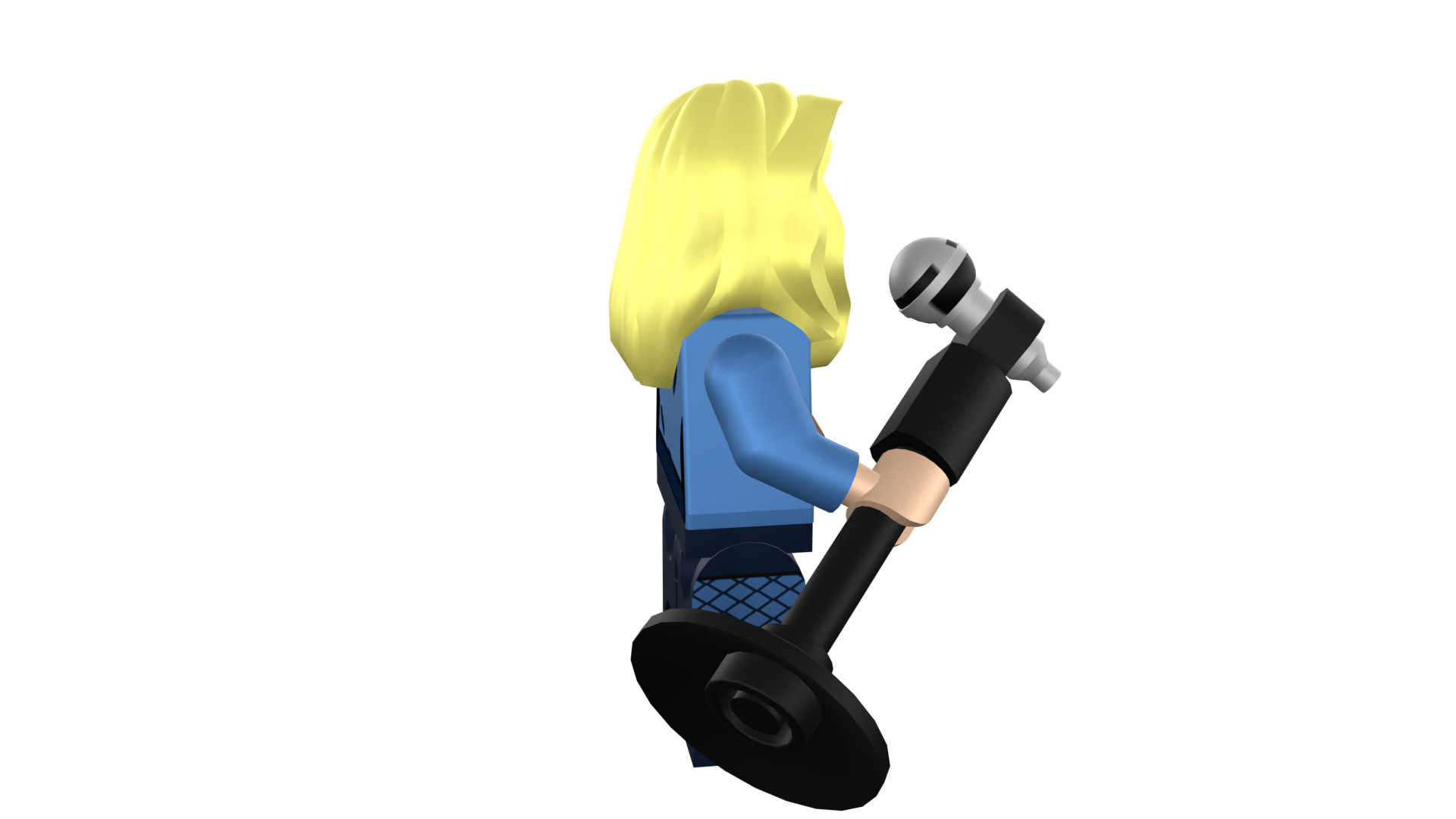 3D-print-Minifigure - 71020-19 Black Canary 3D print model_43