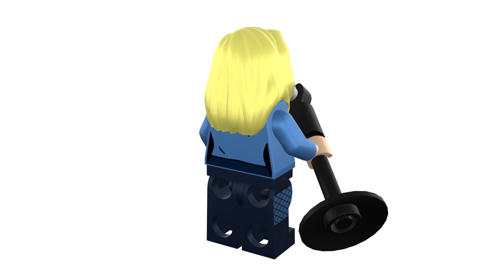 3D-print-Minifigure - 71020-19 Black Canary 3D print model_8
