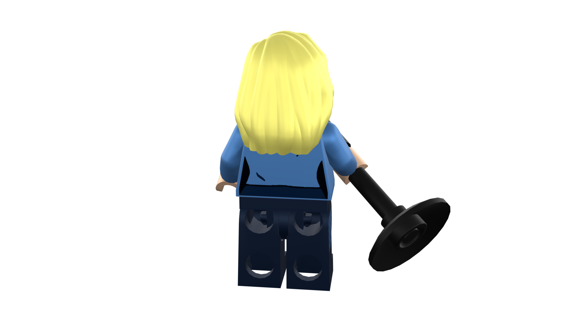 3D-print-Minifigure - 71020-19 Black Canary 3D print model_42