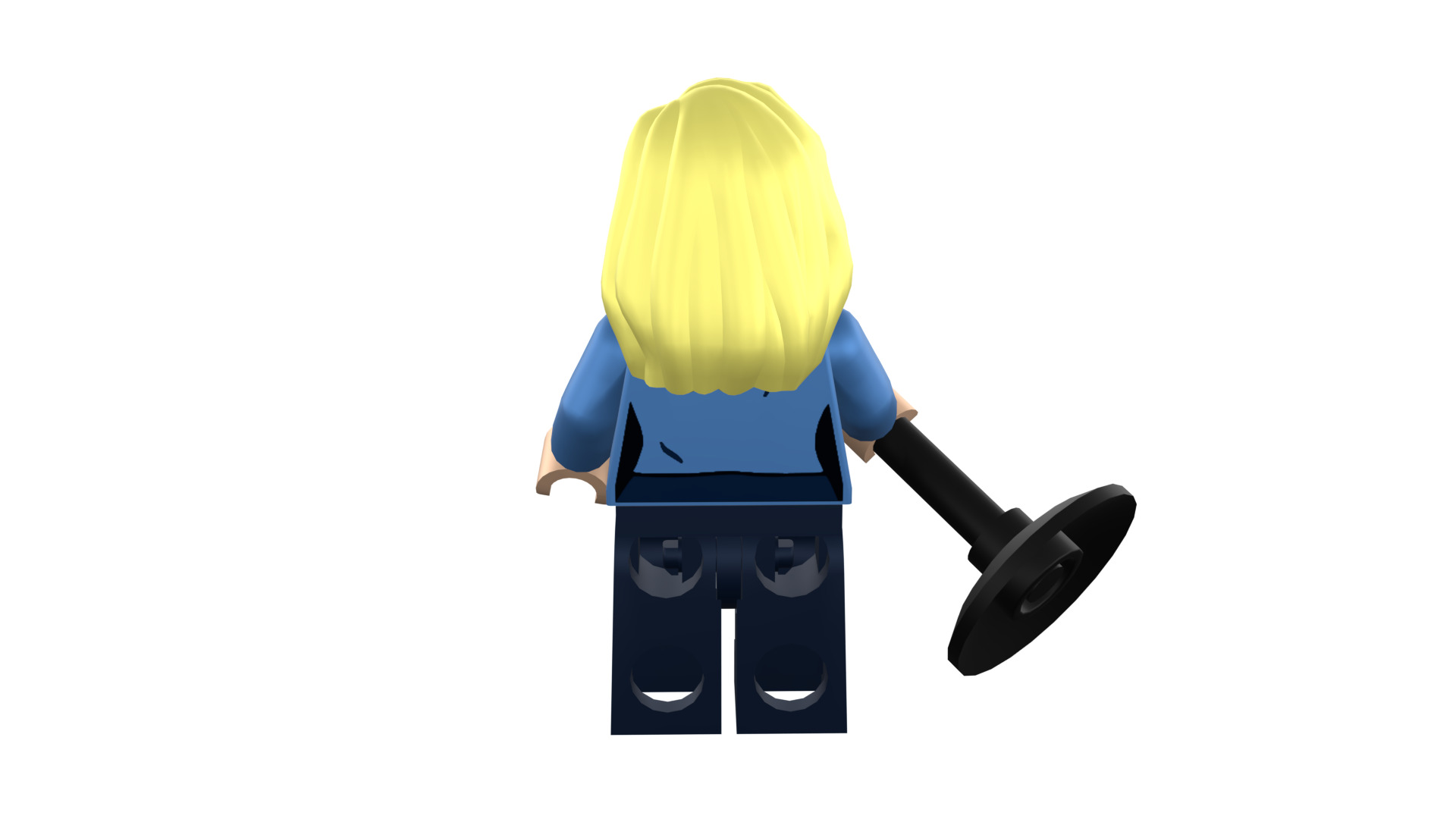 3D-print-Minifigure - 71020-19 Black Canary 3D print model_37