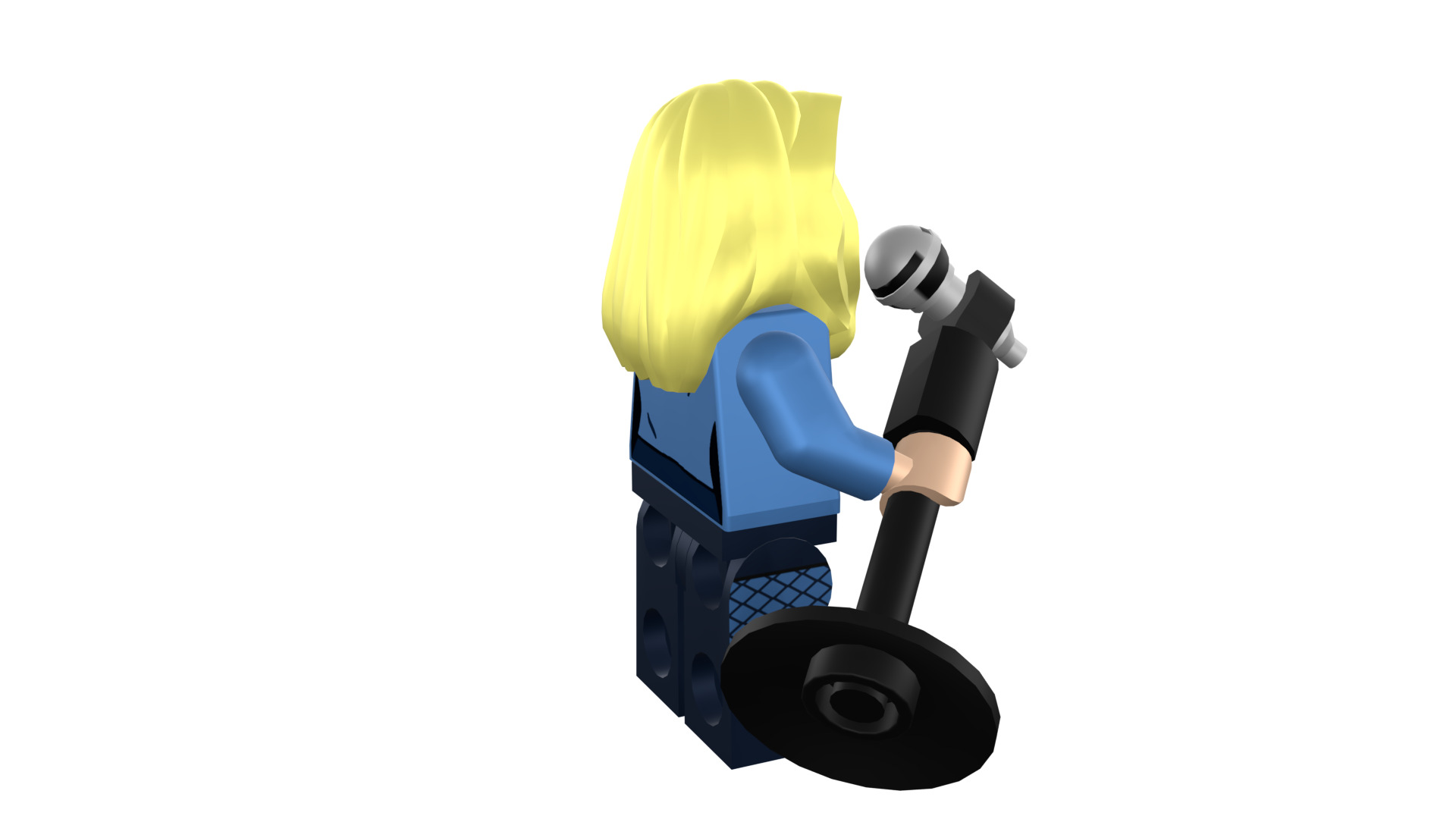 3D-print-Minifigure - 71020-19 Black Canary 3D print model_29