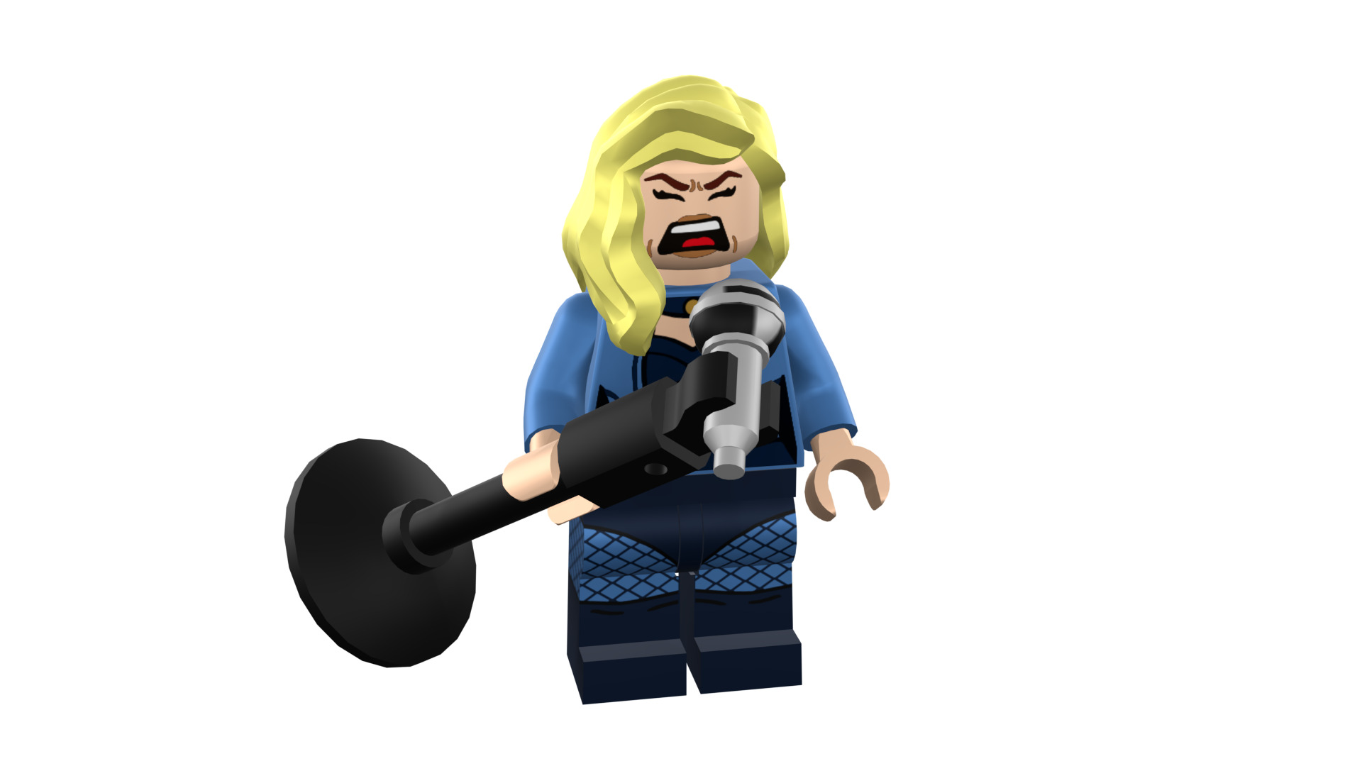 3D-print-Minifigure - 71020-19 Black Canary 3D print model_50