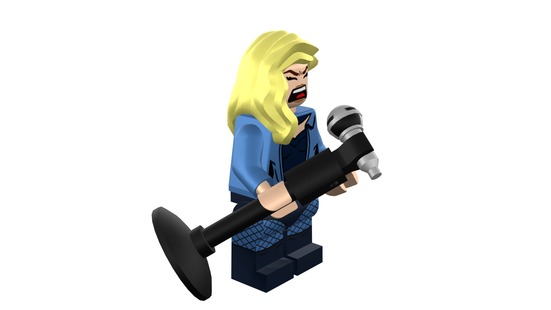 3D-print-Minifigure - 71020-19 Black Canary 3D print model_25