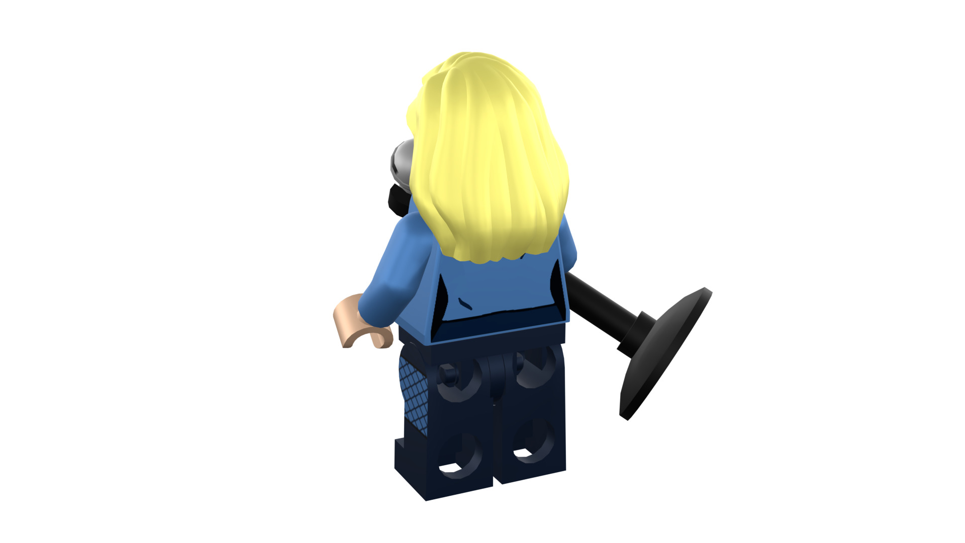 3D-print-Minifigure - 71020-19 Black Canary 3D print model_40