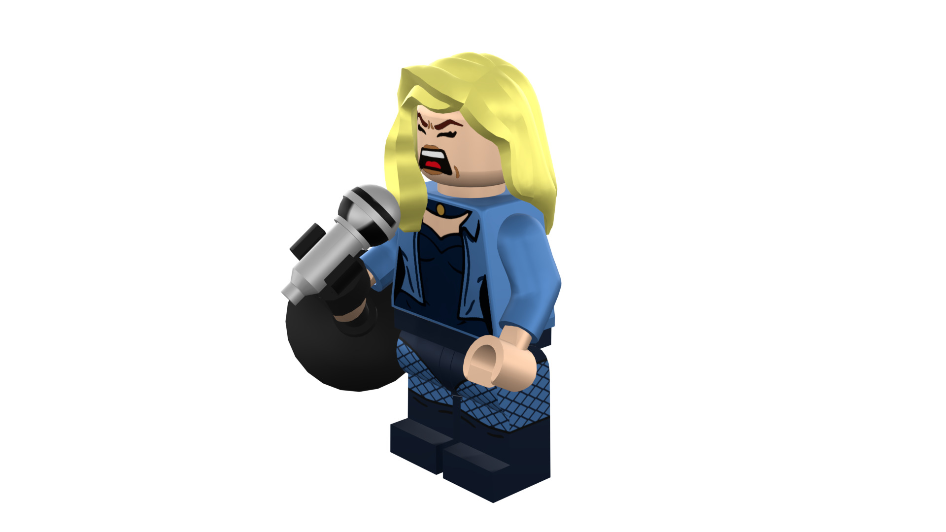 3D-print-Minifigure - 71020-19 Black Canary 3D print model_15