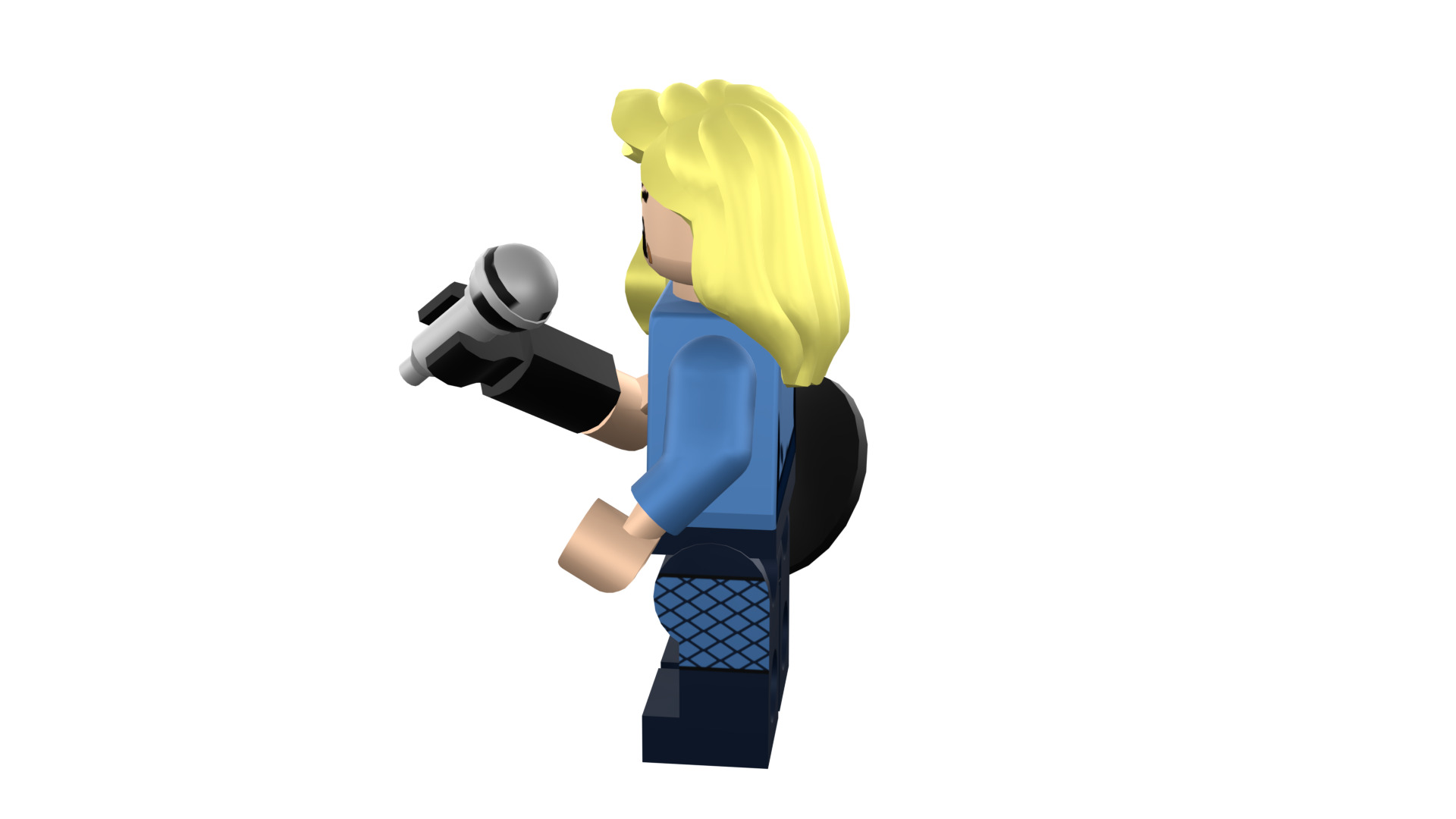 3D-print-Minifigure - 71020-19 Black Canary 3D print model_30