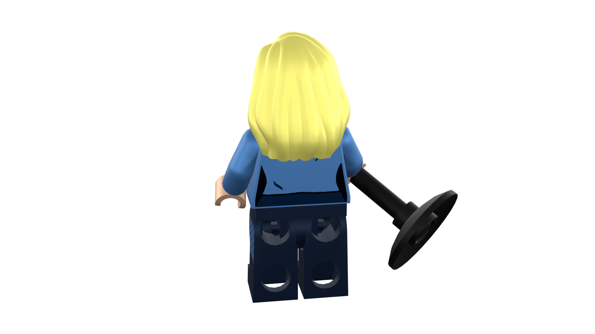 3D-print-Minifigure - 71020-19 Black Canary 3D print model_10