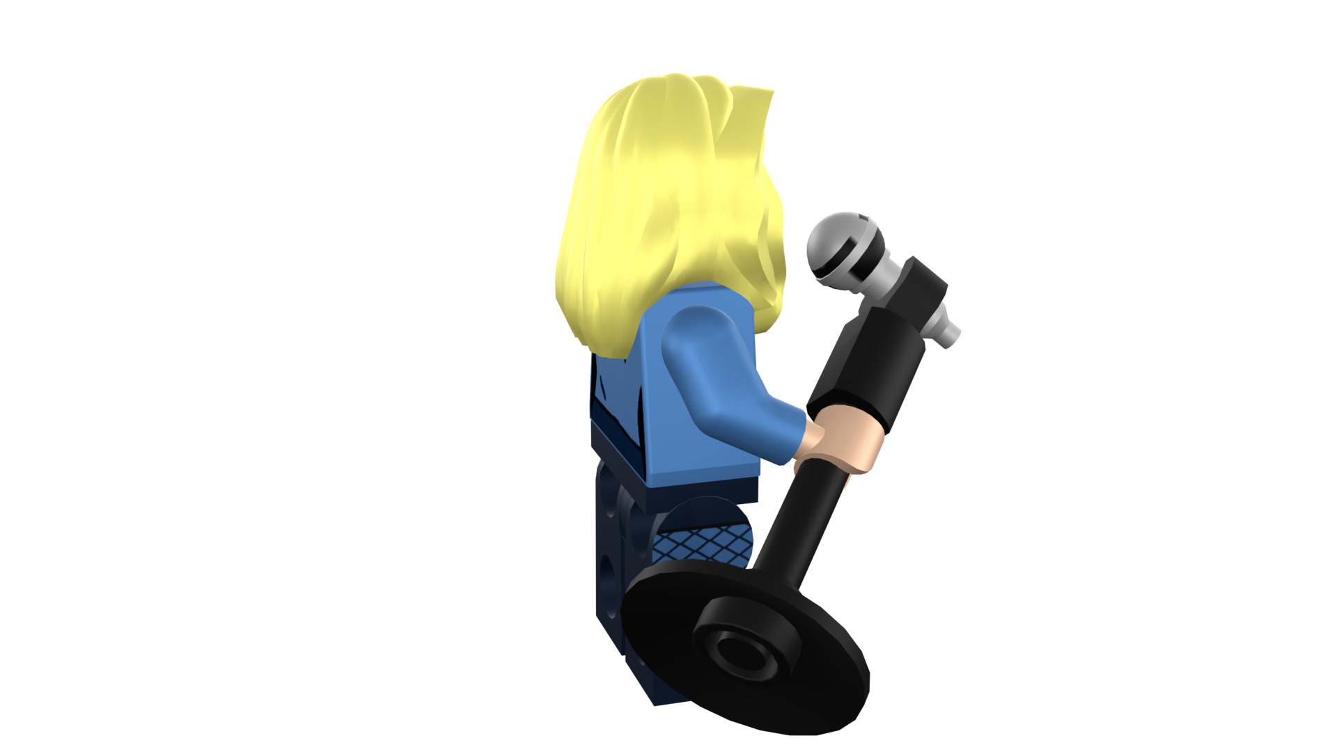 3D-print-Minifigure - 71020-19 Black Canary 3D print model_35