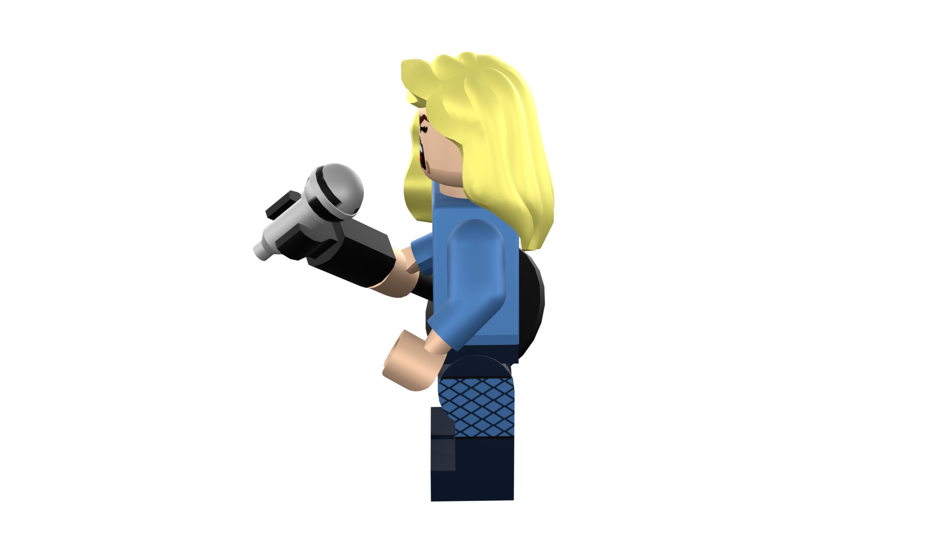 3D-print-Minifigure - 71020-19 Black Canary 3D print model_11