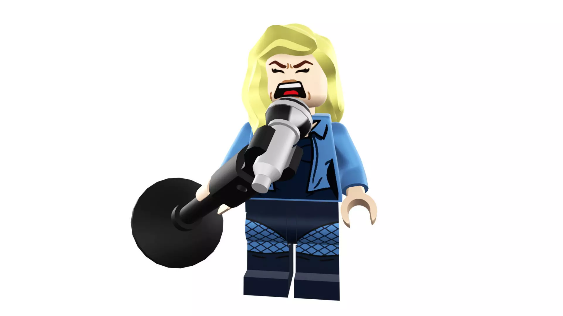 3D-print-Minifigure - 71020-19 Black Canary 3D print model_0