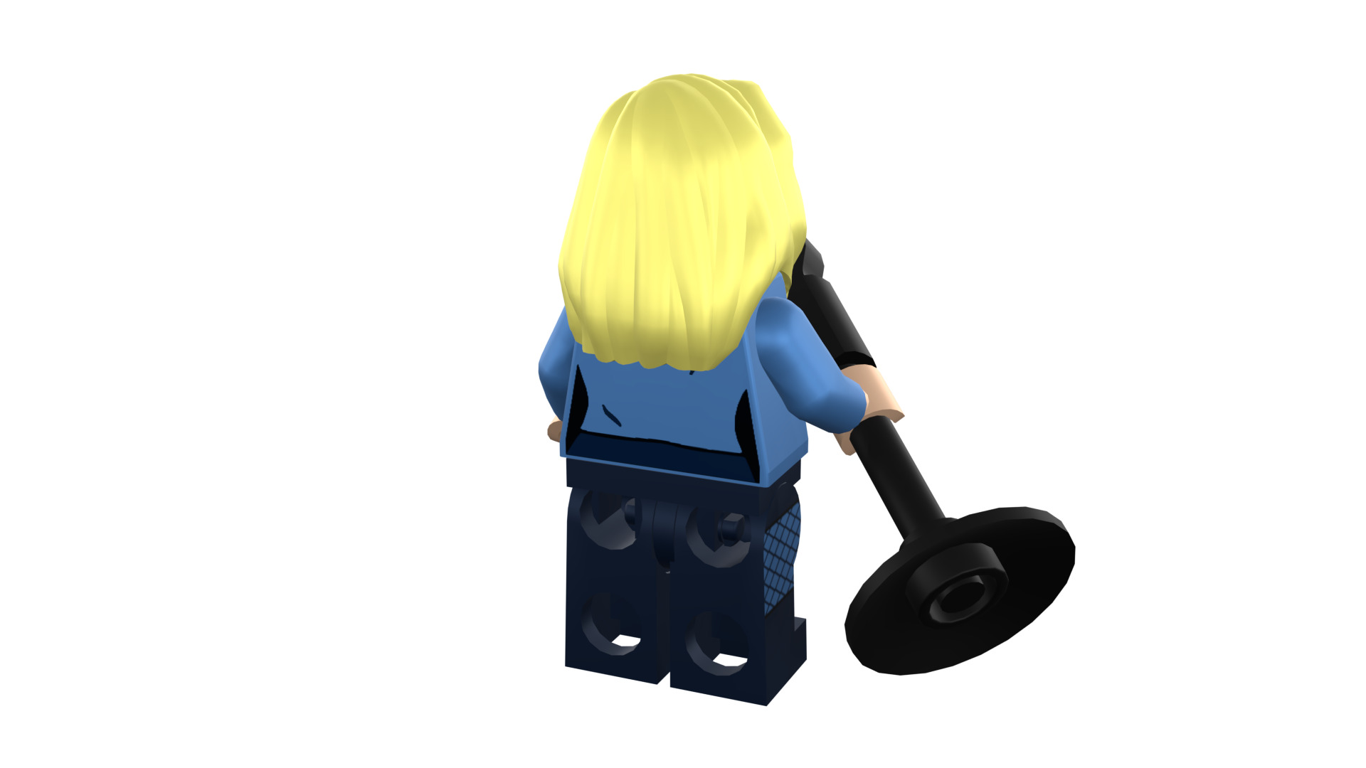 3D-print-Minifigure - 71020-19 Black Canary 3D print model_41