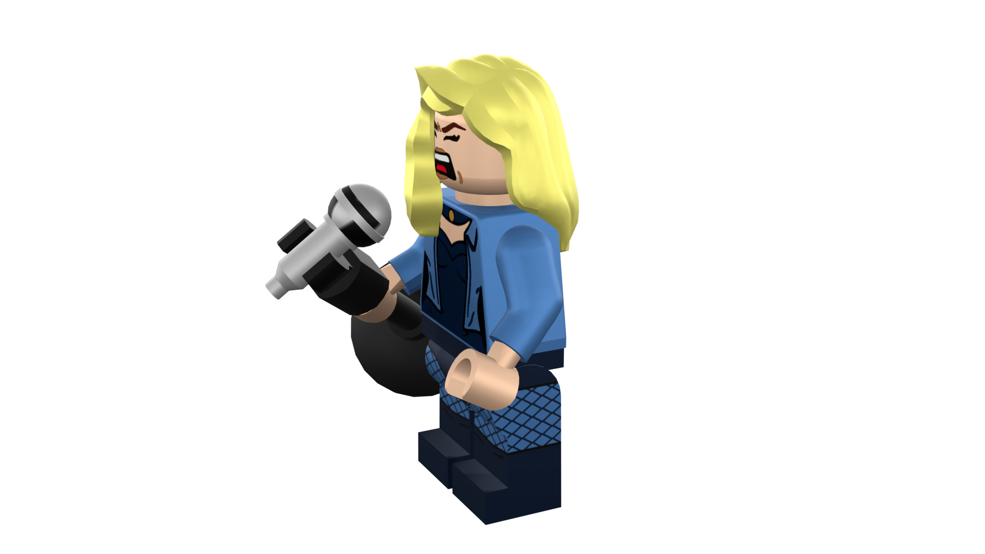 3D-print-Minifigure - 71020-19 Black Canary 3D print model_14