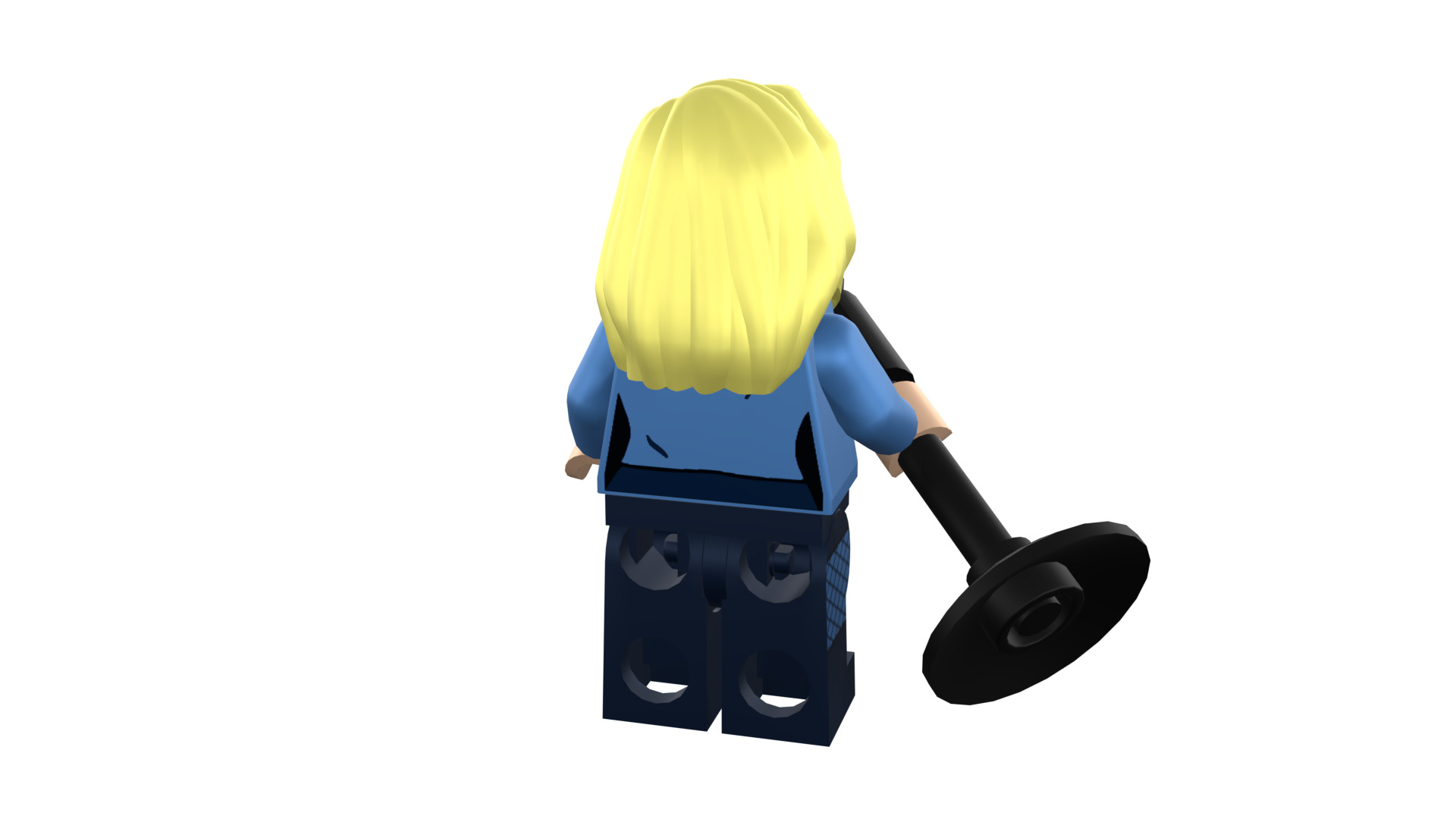 3D-print-Minifigure - 71020-19 Black Canary 3D print model_38
