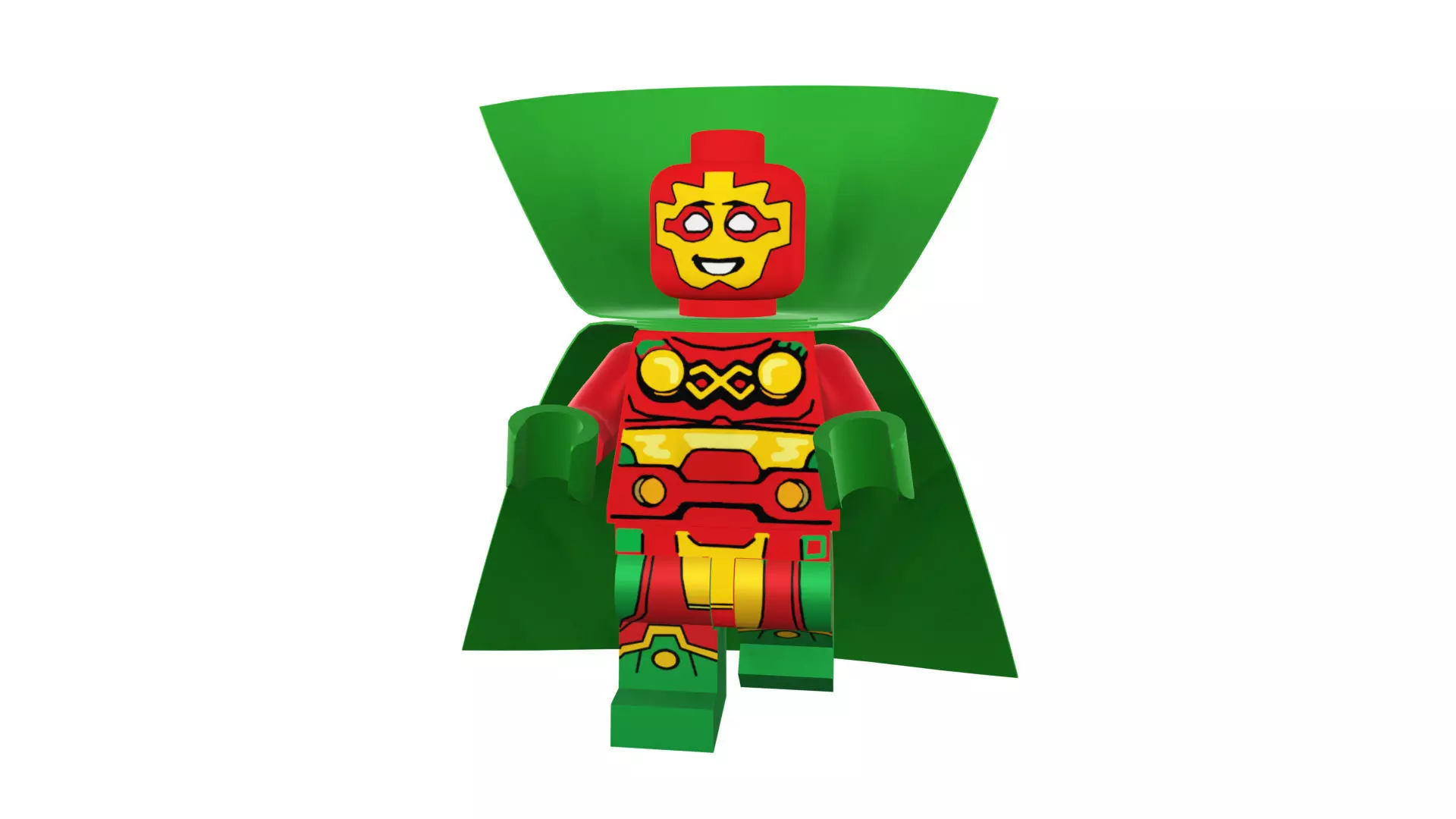 71026-1 Mister Miracle Brick Minifigure - STL and UV Printing 3D print model