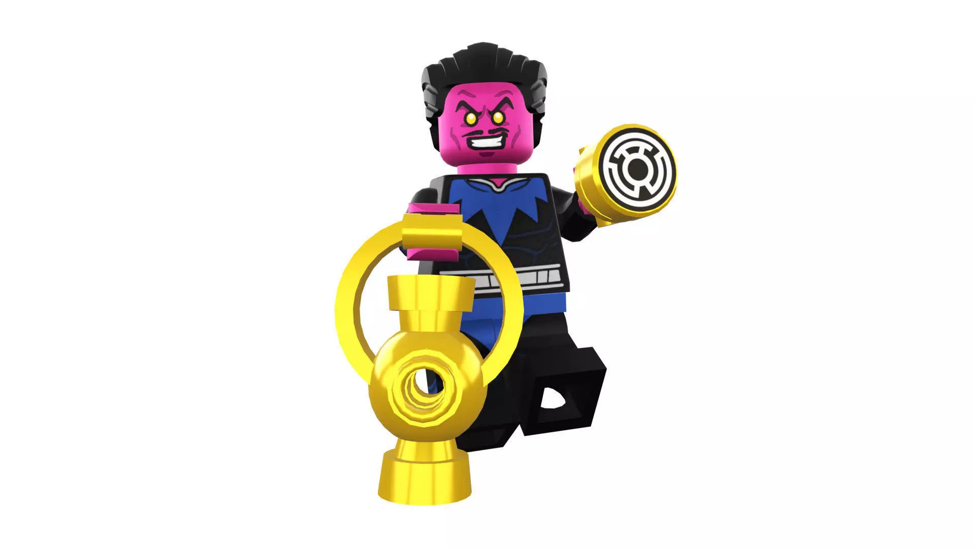 71026-5 Sinestro Brick Minifigure - STL and UV Printing 3D print model