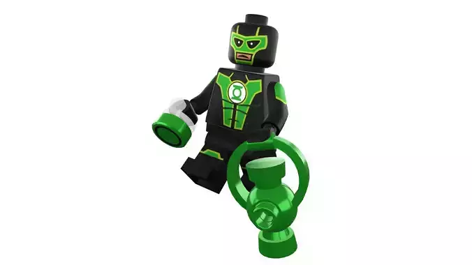 3D-print-Minifigure - 71026-8 Green-Lantern 3D print model