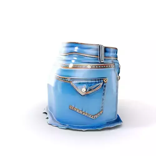 Denim Shorts Model Pack with PBR Textures