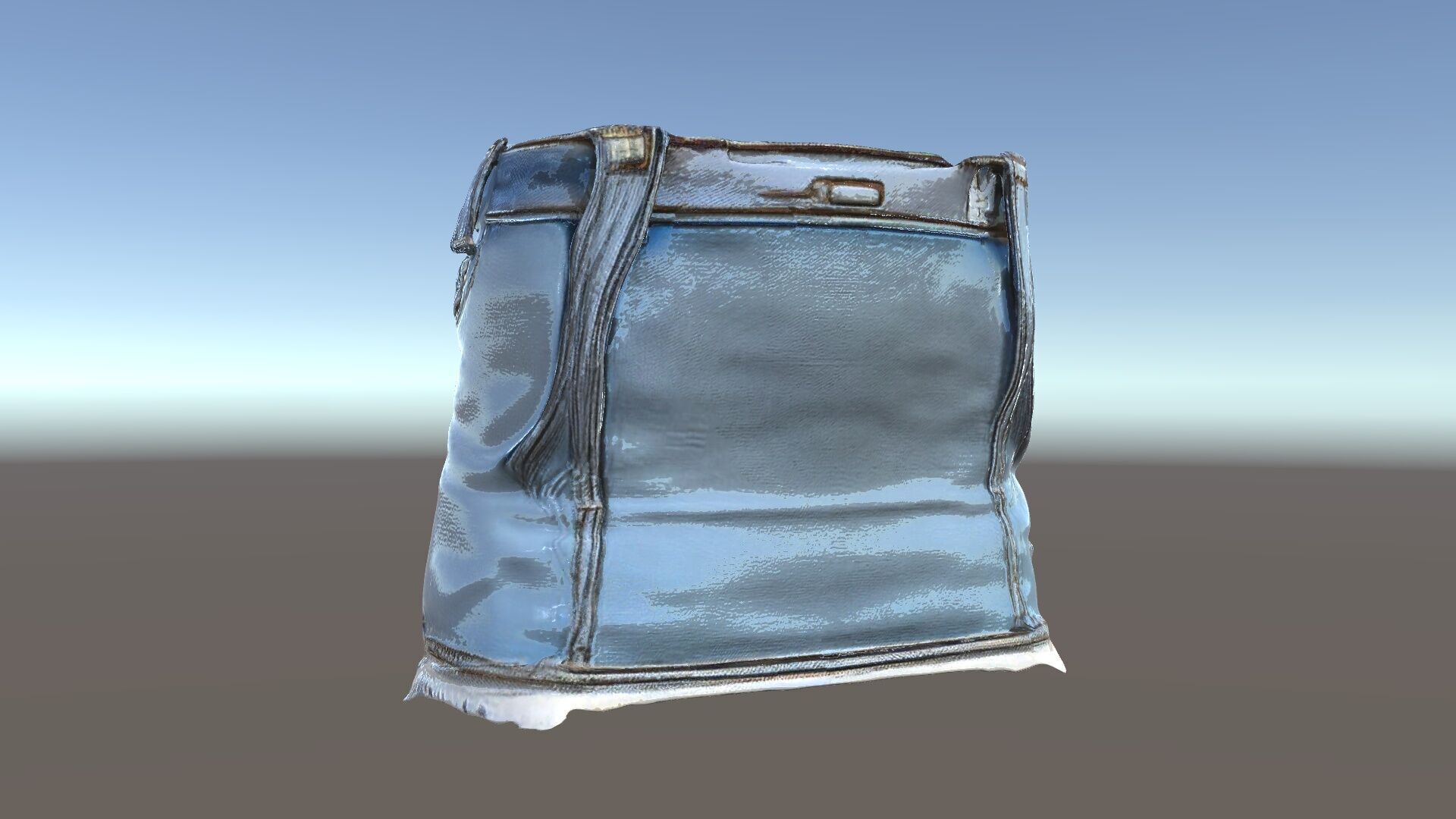 Denim Skirt D Model Pack Low-poly 3D model_5