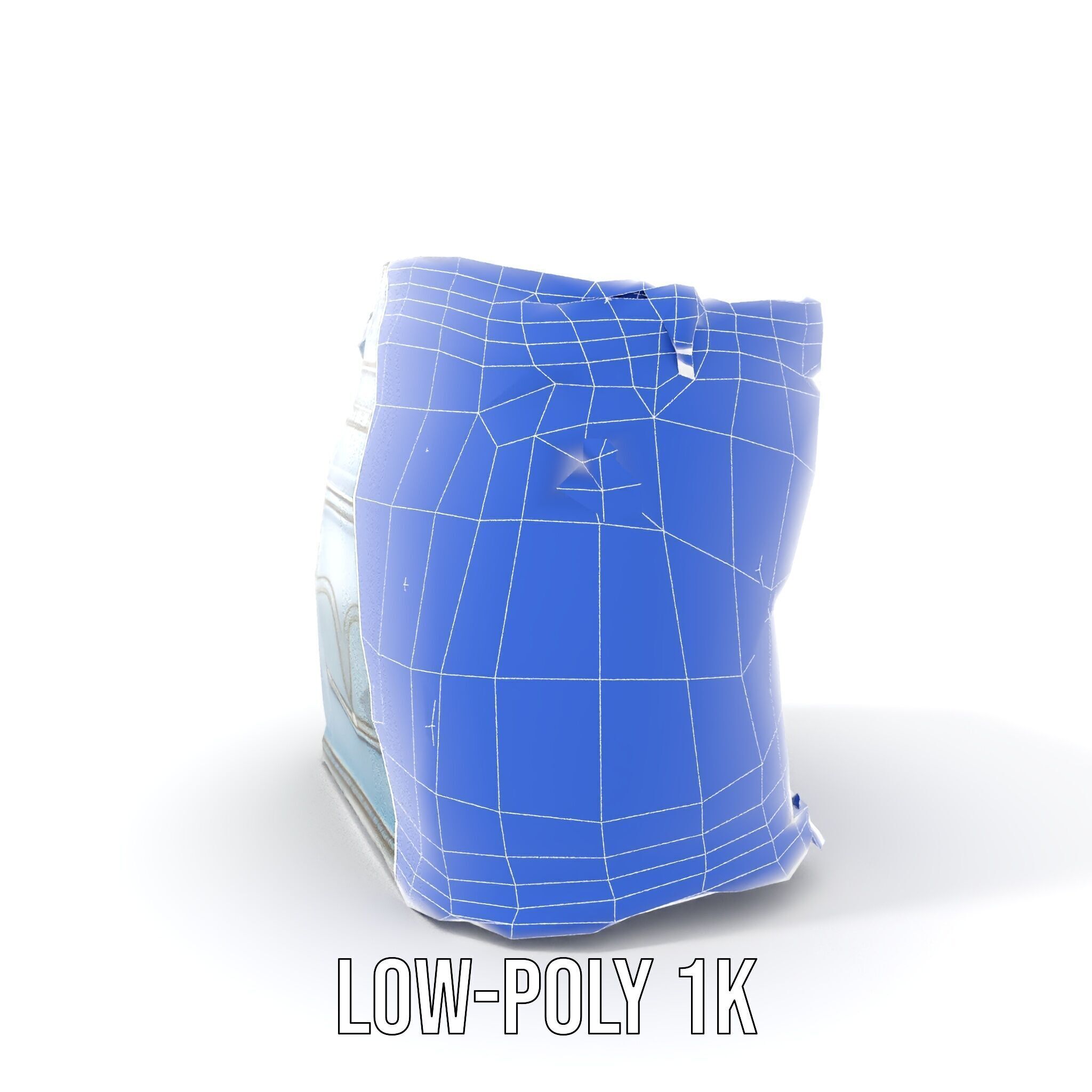 Denim Skirt D Model Pack Low-poly 3D model_24