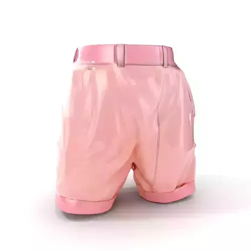 Pink Shorts Clothing Model Pack Low-poly 3D model