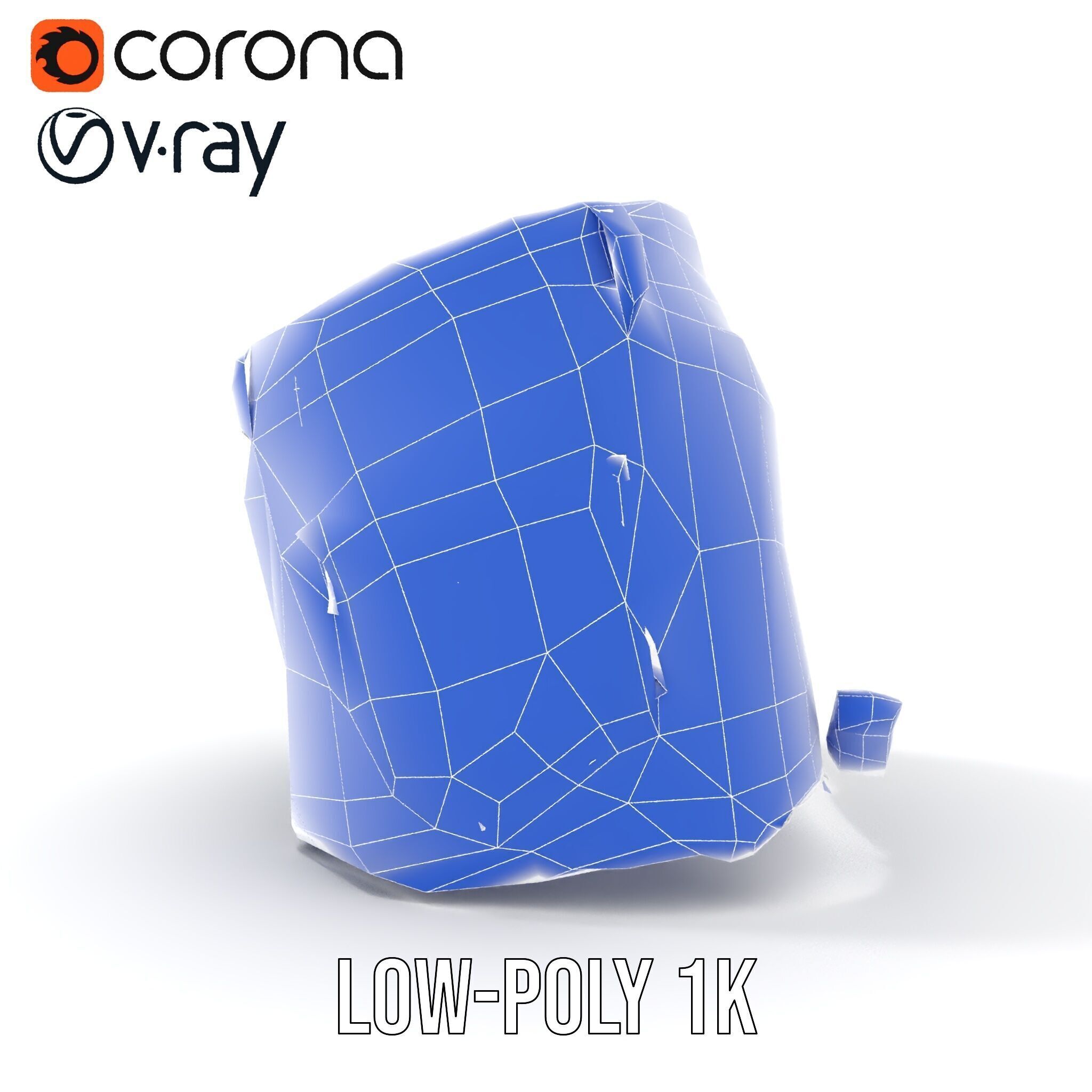 Stylish Denim Skirt Model Pack with Detailed Textures Low-poly 3D model_29