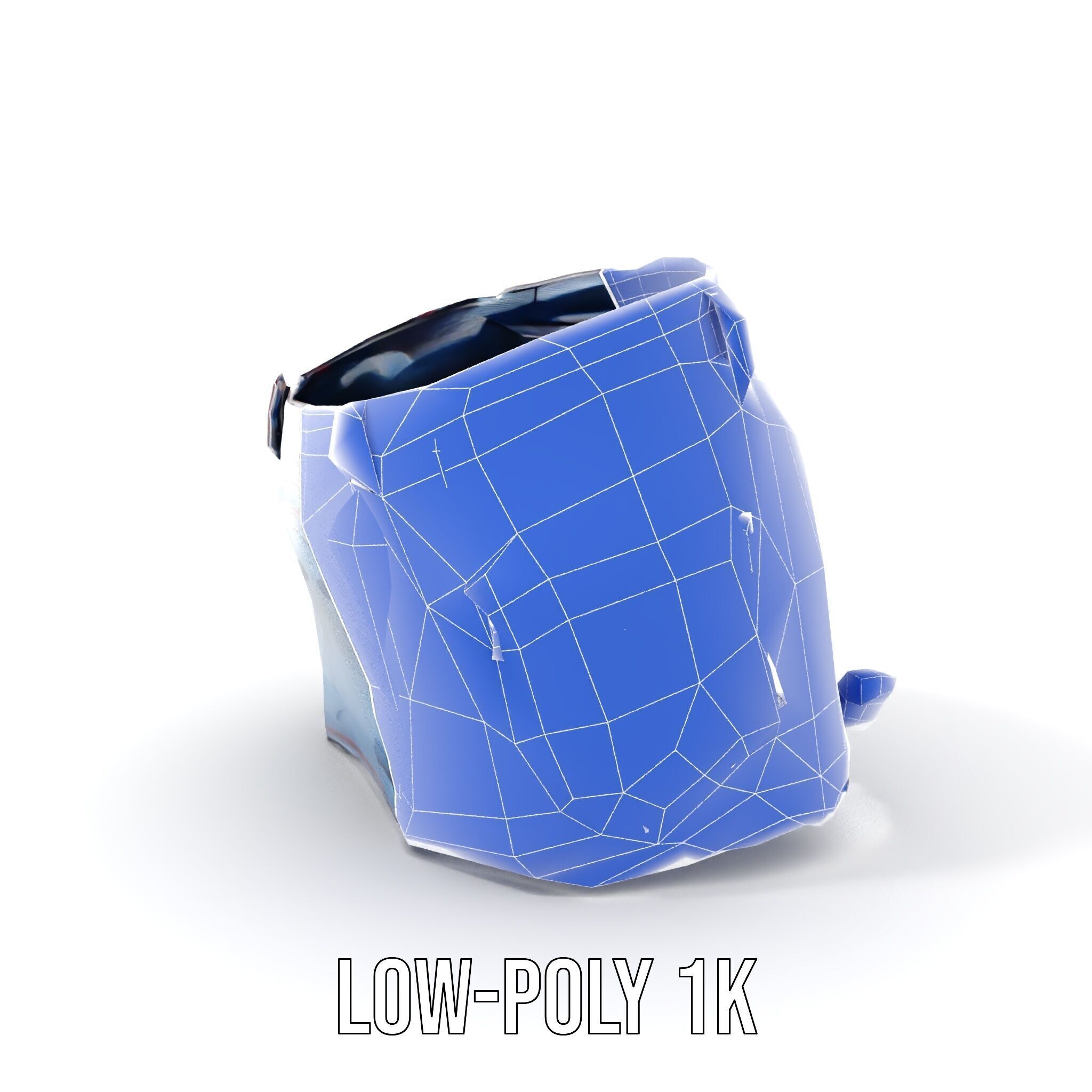 Stylish Denim Skirt Model Pack with Detailed Textures Low-poly 3D model_7