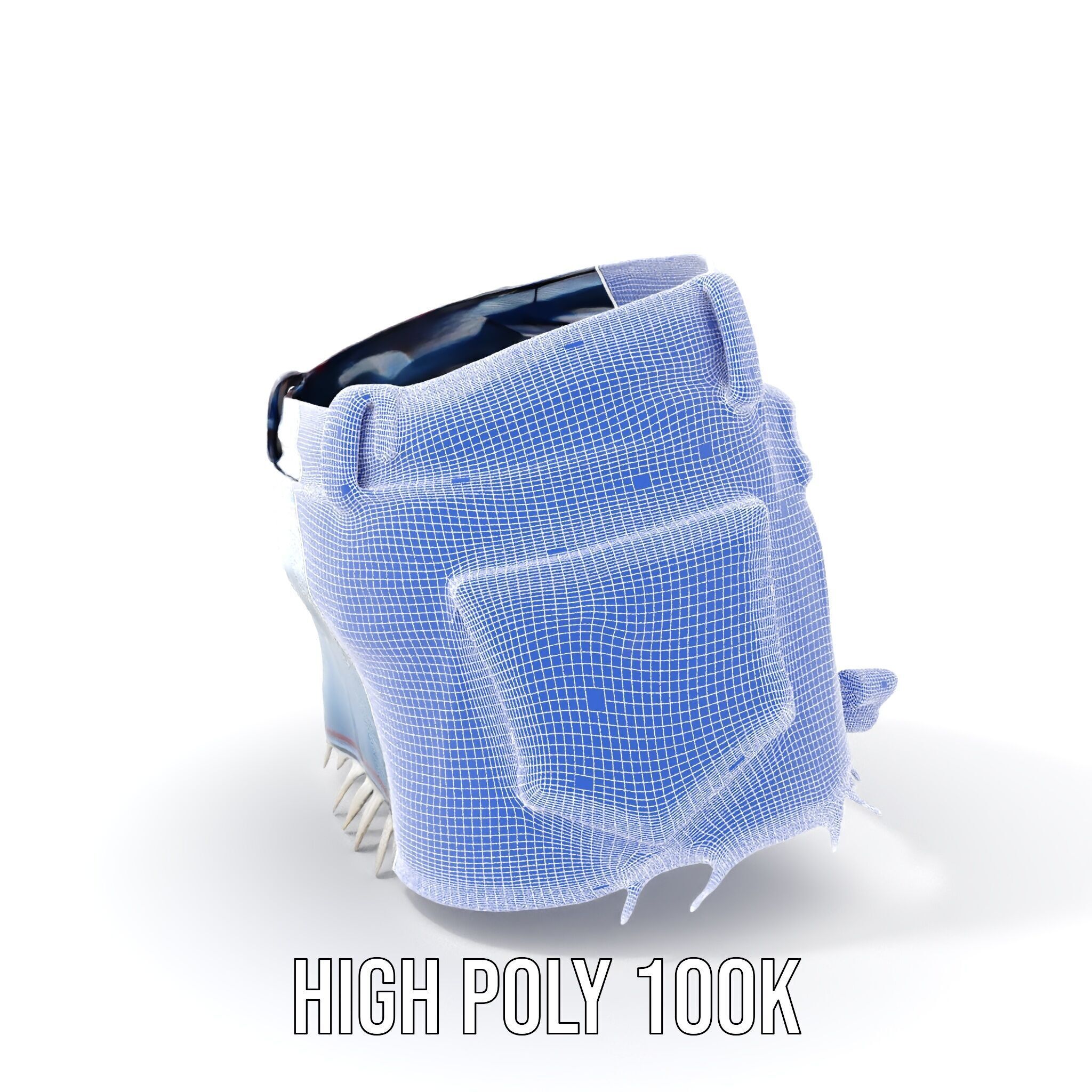 Stylish Denim Skirt Model Pack with Detailed Textures Low-poly 3D model_4