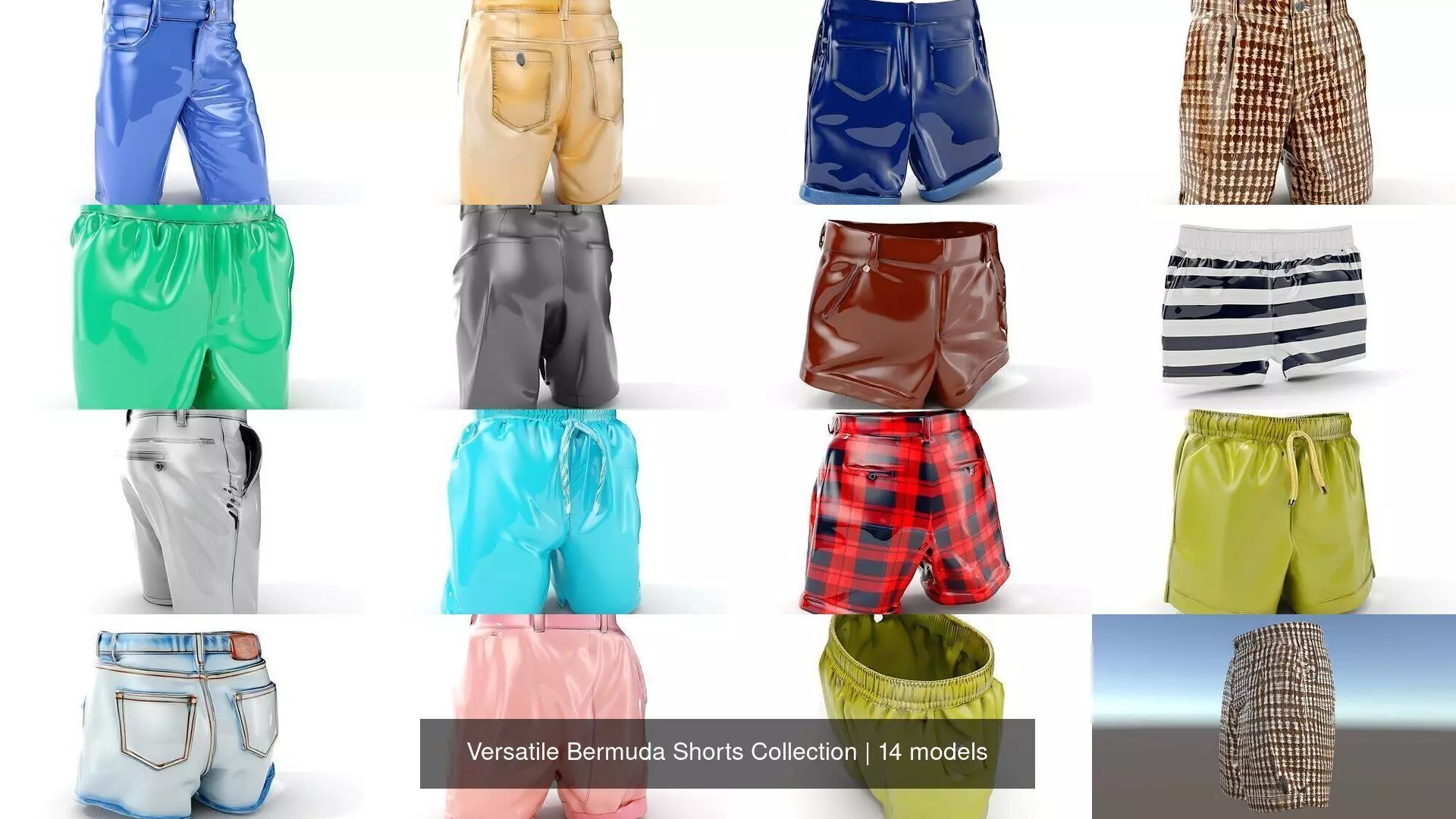 Versatile Bermuda Shorts Collection _0