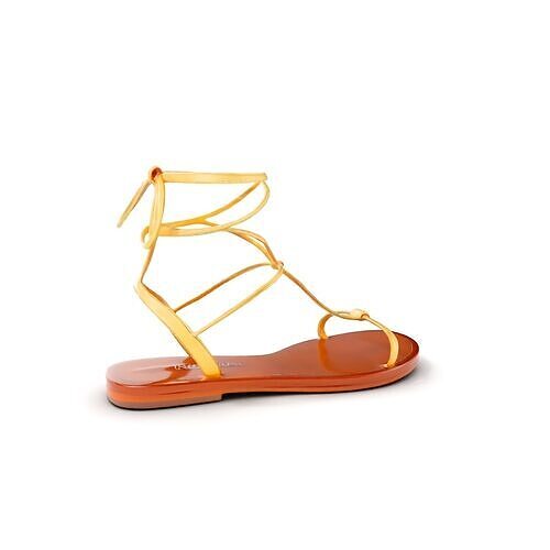 Golden Strappy Sandal D Model Pack Low-poly 3D model