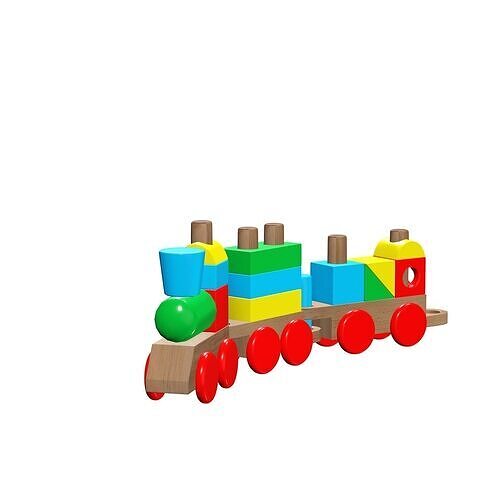 TRAIN LEGO VEHICLE CAR TOY KIDS 3D print model