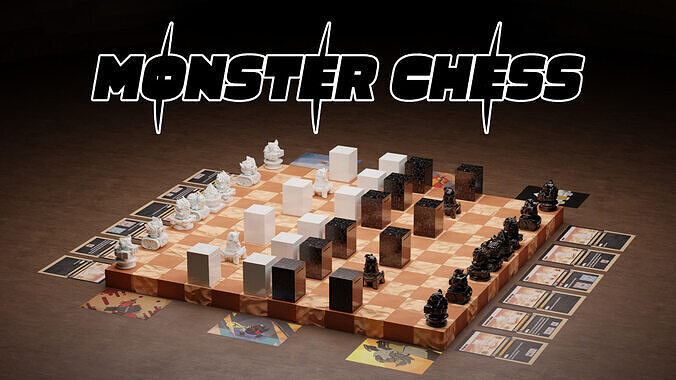 Monster Chess 3D print model