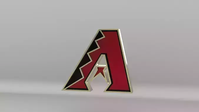 MLB Arizona Diamondbacks Team Logo 3D model