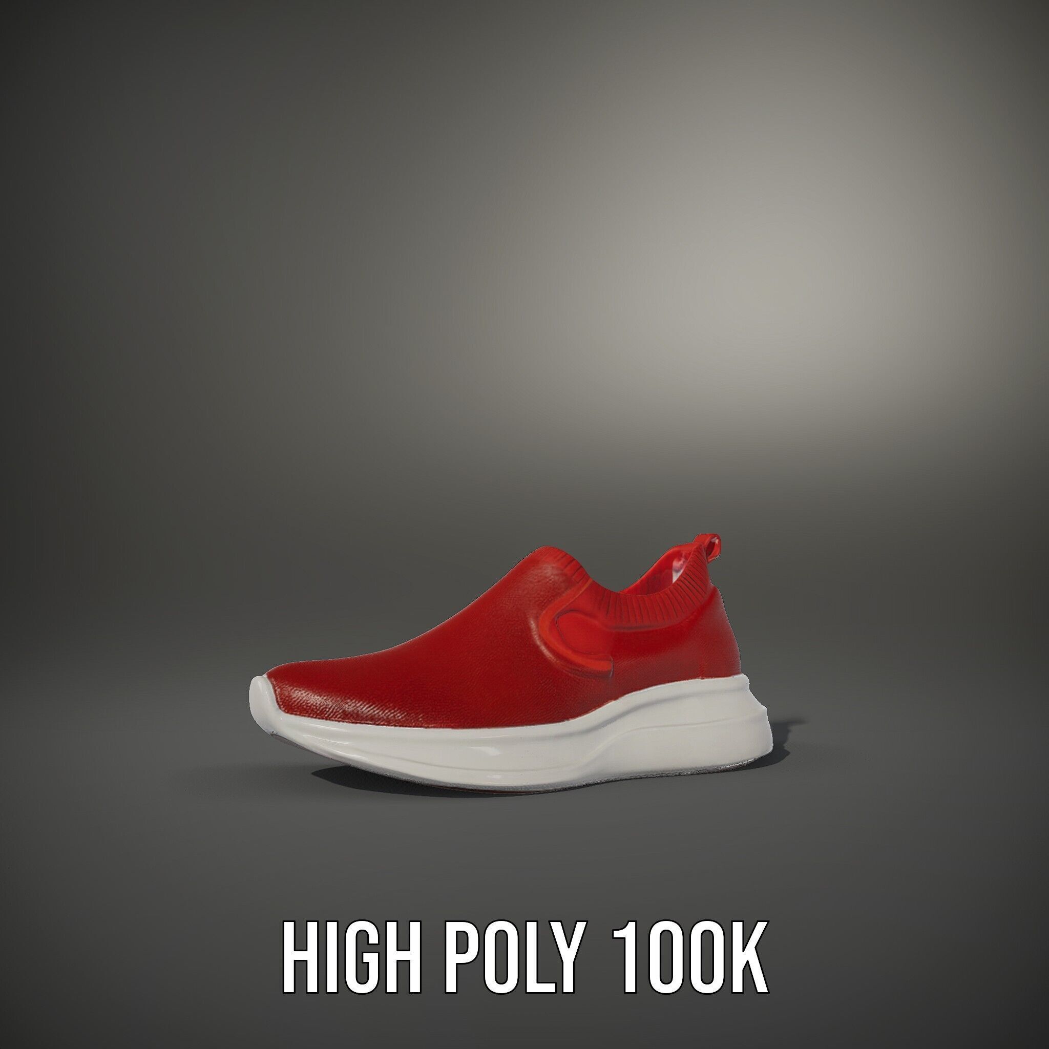 Casual SlipOn Sneaker D Model Pack Low-poly 3D model_11