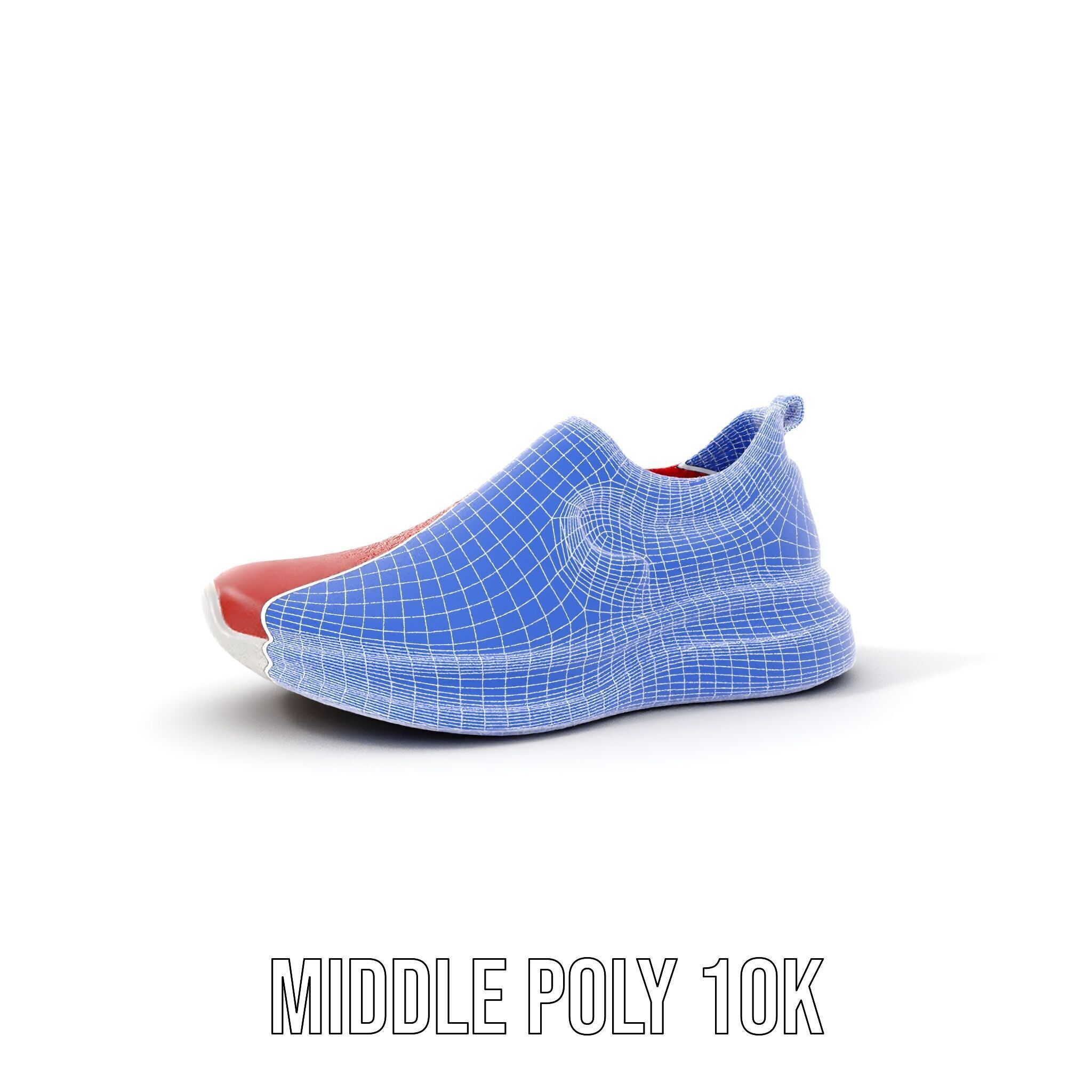 Casual SlipOn Sneaker D Model Pack Low-poly 3D model_22