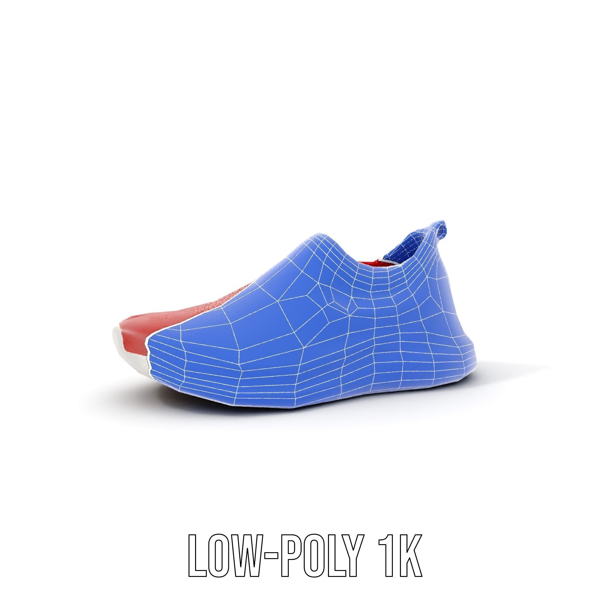 Casual SlipOn Sneaker D Model Pack Low-poly 3D model_13