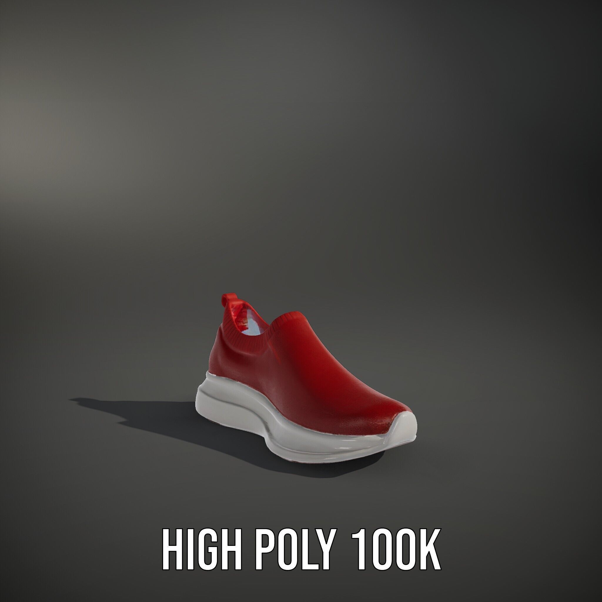 Casual SlipOn Sneaker D Model Pack Low-poly 3D model_14