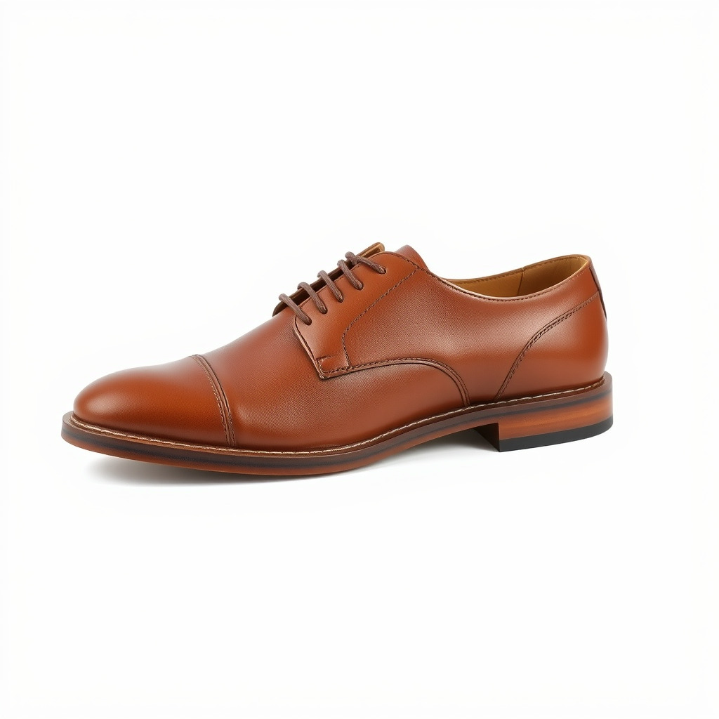 Leather Oxford Shoe D Model Pack Low-poly 3D model_2