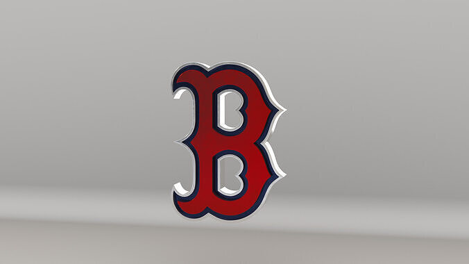 MLB Boston Redsox V2 Team Logo 3D model