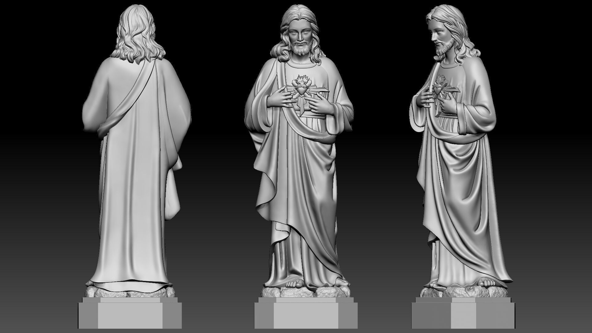 Jesus Christ  3D print model_4