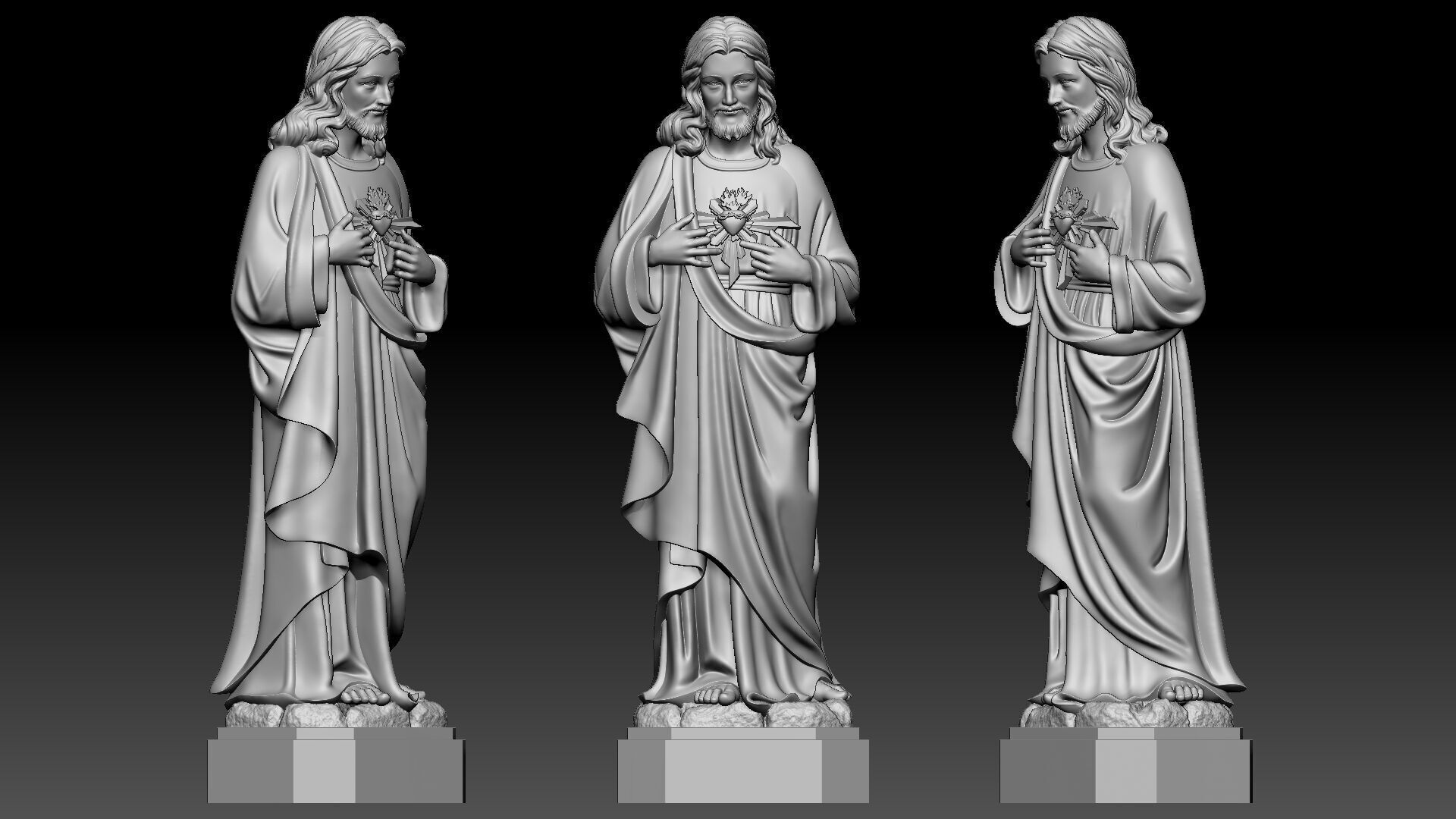 Jesus Christ  3D print model_1