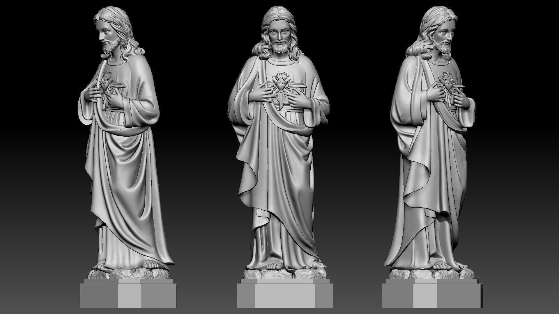 Jesus Christ  3D print model_7