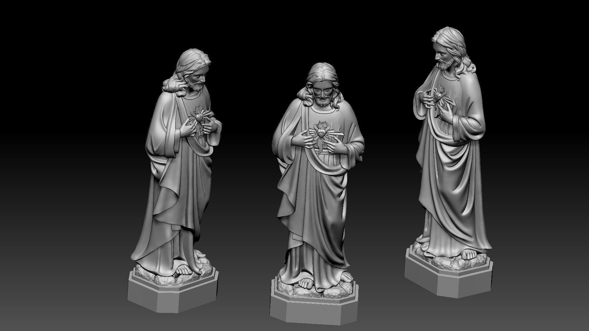 Jesus Christ  3D print model_3