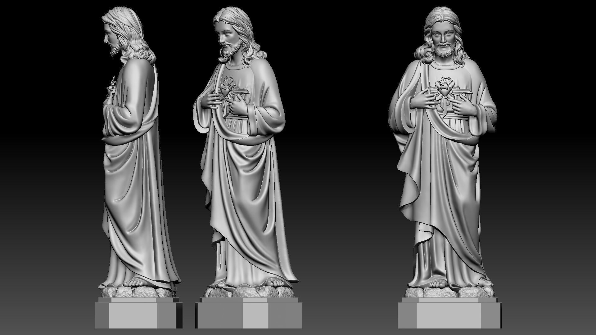 Jesus Christ  3D print model_6