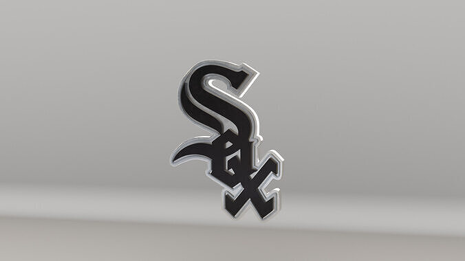 MLB Chicago WhiteSox Team Logo 3D model