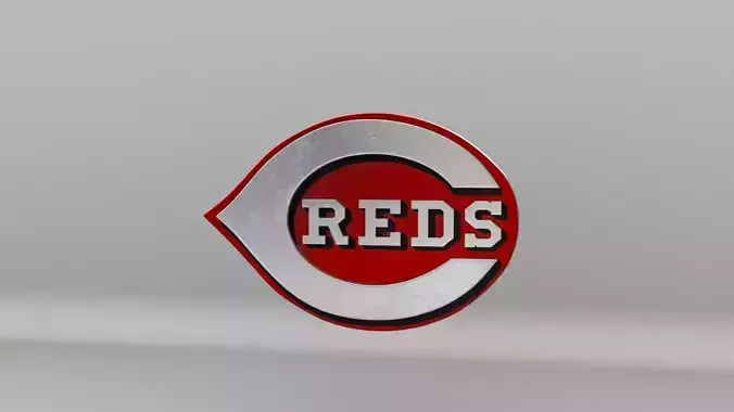 MLB Cincinnati Reds V1 Team Logo 3D model