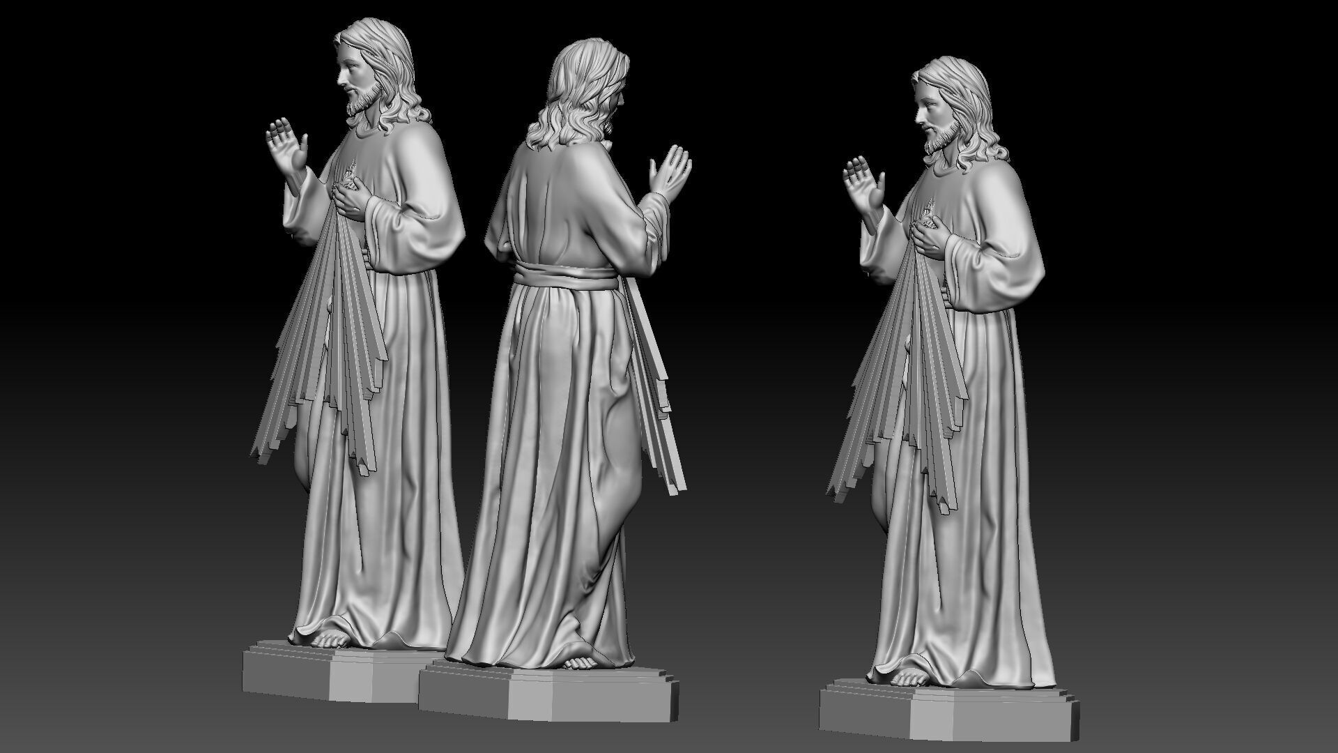 Jesus Christ  3D print model_5