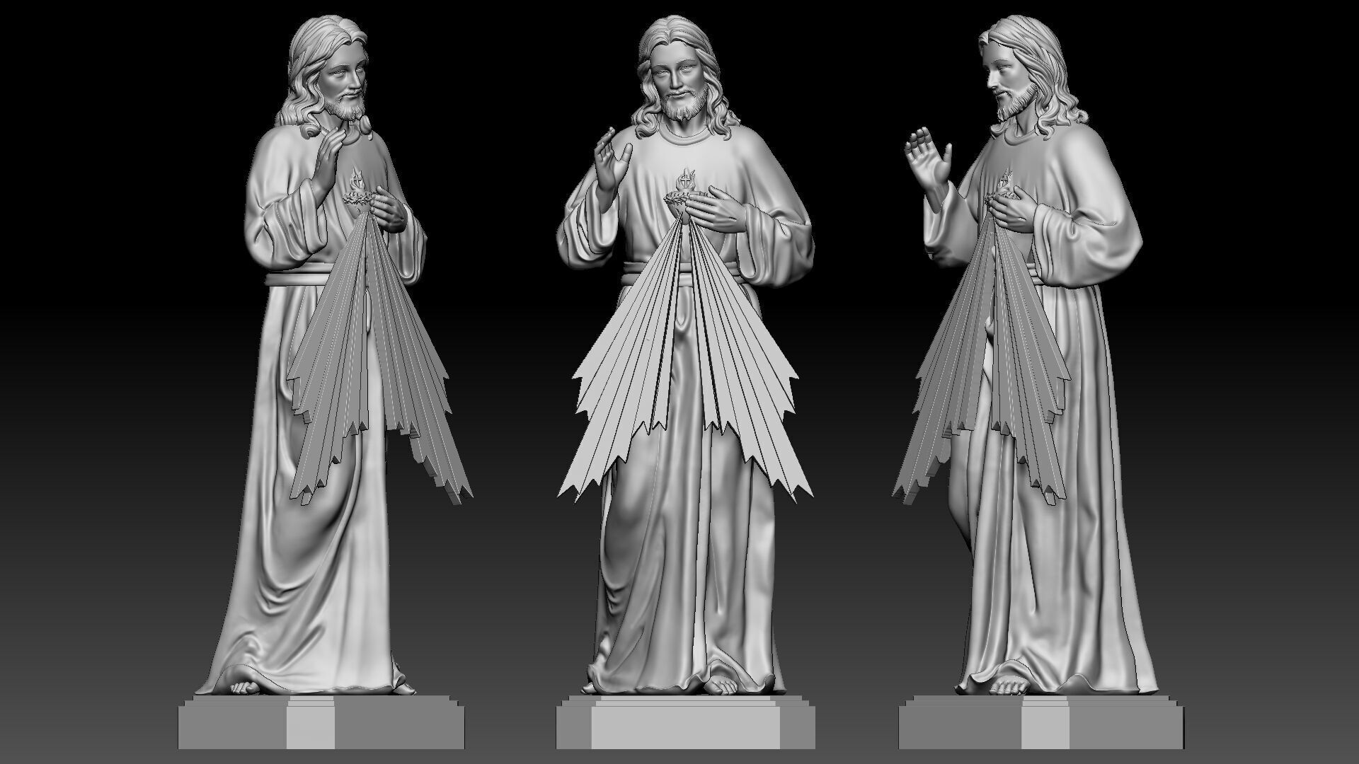 Jesus Christ  3D print model_1