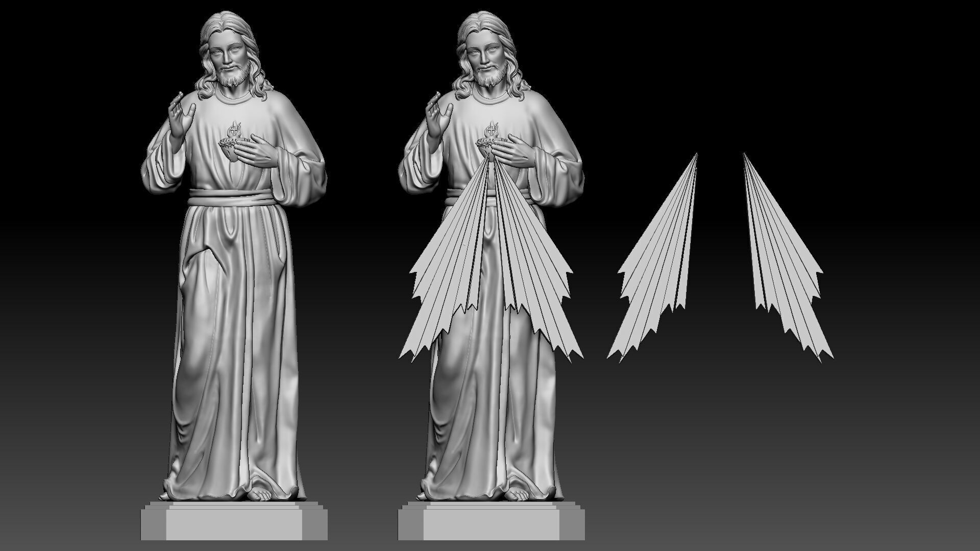 Jesus Christ  3D print model_6