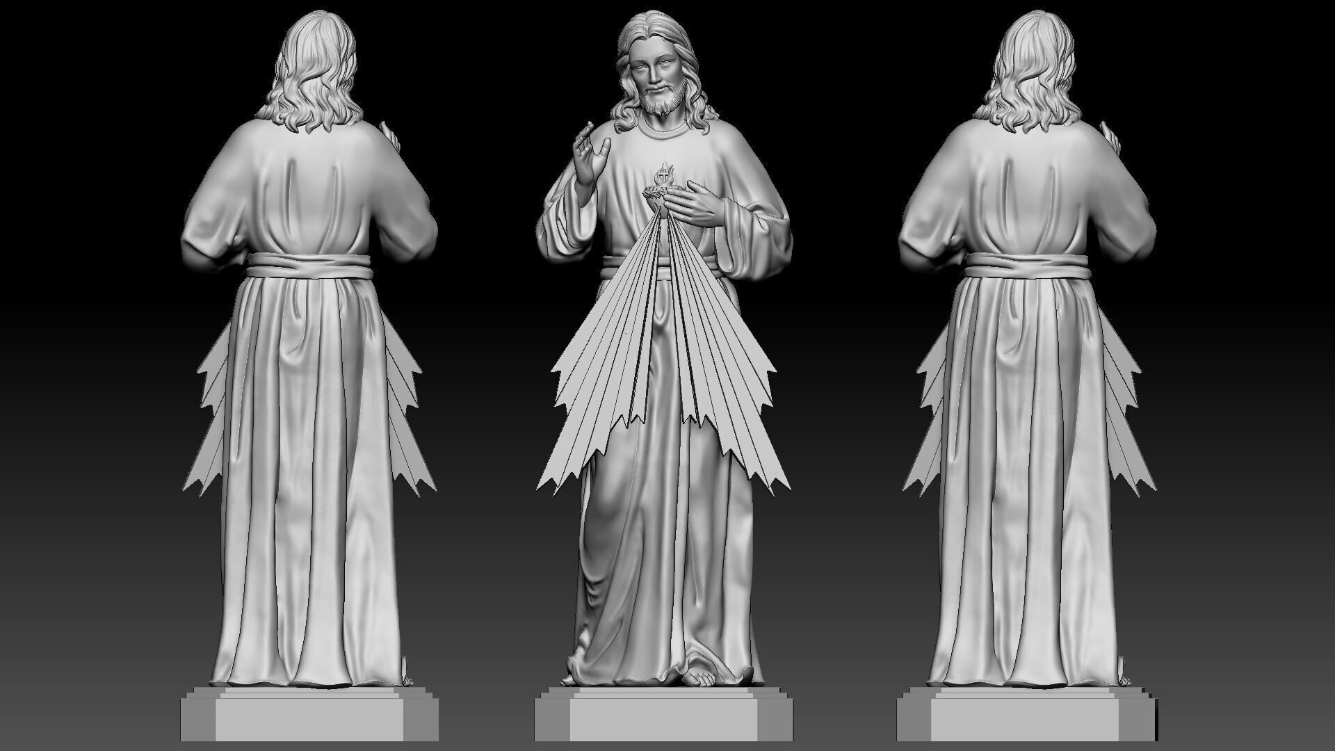 Jesus Christ  3D print model_4